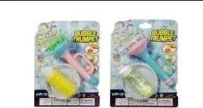 Lodër flluska Bubble Trumpet, set me lëng, për fëmijë 3+
