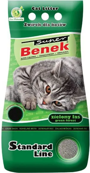 Rërë për mace Certech Super Benek Standard Green Forest, 25L - 1