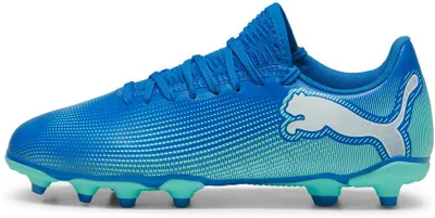 Këpucë futbolli fëmijësh Puma Future 7 Play FG AG Jr 107949 01, për fushë natyrale dhe sintetike, blu - 2