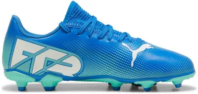Këpucë futbolli fëmijësh Puma Future 7 Play FG AG Jr 107949 01, për fushë natyrale dhe sintetike, blu - 3