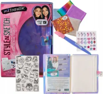 Ditar mode InkFLUENCER We Wear Cute Style N Sketch, set kreativ dizajni, për fëmijë