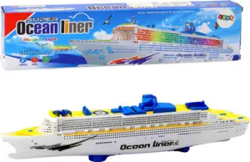 Lodër anije pasagjerësh Leantoys, drita, tinguj, shumëngjyrëshe
