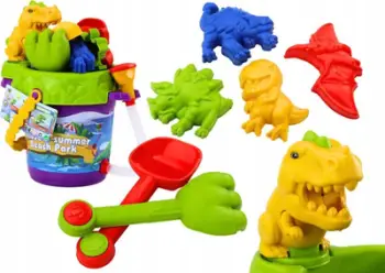 Set figurina dinosauri Wild Republic Bucket Mini Dino, 18 copë, shumëngjyrëshe