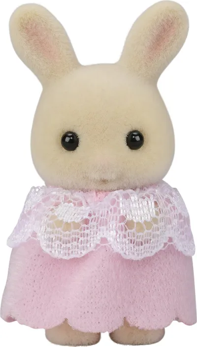 Set lodrash Sylvanian Families 5745 Nursery Swing, playset për shtëpi kukullash, me figurë bebe Milk Rabbit, shumëngjyrësh - 3