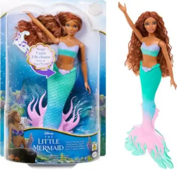 Kukull Disney Ariel Sing and Dream, muzikore, sirenë, shumëngjyrëshe