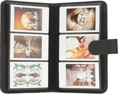 Album fotografish Fujifilm Instax Mini, lëkurë sintetike, kompakt, i zi - 2