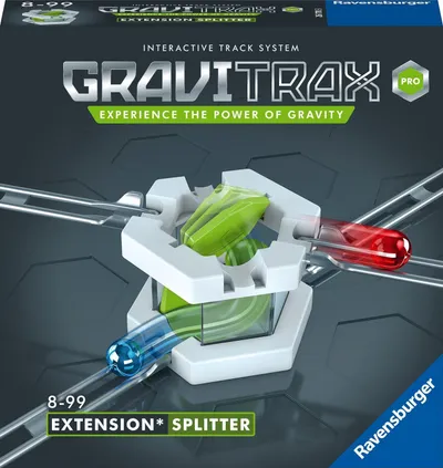 Lodër zgjeruese Ravensburger GraviTrax PRO Splitter, element pistë, 8-99 vjeç, bardhë jeshile - 1