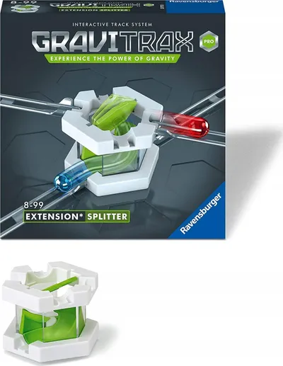 Lodër zgjeruese Ravensburger GraviTrax PRO Splitter, element pistë, 8-99 vjeç, bardhë jeshile - 3