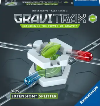 Lodër zgjeruese Ravensburger GraviTrax PRO Splitter, element pistë, 8-99 vjeç, bardhë jeshile