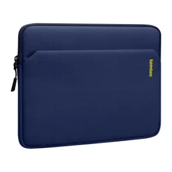 Çantë mbrojtëse tablet Tomtoc Sleeve, 10.9" iPad 11" iPad Pro, xhep aksesorësh, blu e errët