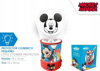 Projektor nate Kids Licencing Mickey Mouse, LED, 19 cm, shumëngjyrësh