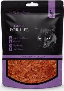 Shujtë për mace Fitmin For Life Duck Jerky, mish rosë, 70g