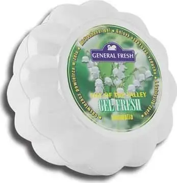 Freskues ajri xhel General Fresh Arola Lily of the Valley, 150g, aromë zymbyl lugine, i bardhë