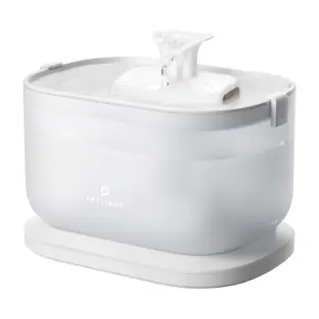 Burim uji për mace Petlibro Dockstream, 2.5L, pompë pa tela, i bardhë