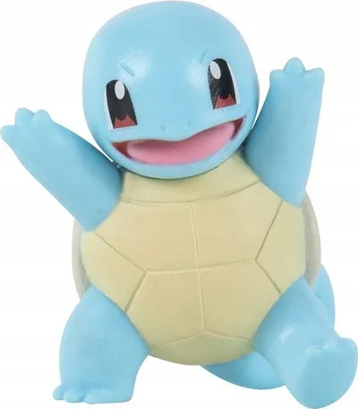 Set figura Pokémon Jazwares Battle, Boltund 3", Squirtle 2", Machop 2", shumëngjyrësh - 5