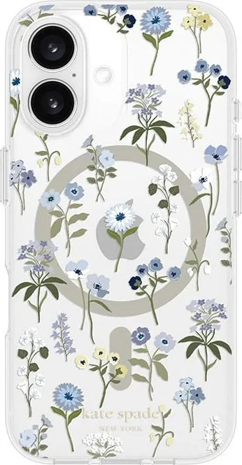 Mbrojtëse telefoni Kate Spade York Precious Bloom MagSafe, për iPhone 16, transparente, me lule - 2