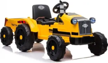 Traktor elektrik për fëmijë Lean Cars CH9959, 12V, telekomandë, i verdhë