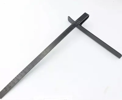 Udhëzues matës DEA XDED7925.75, metallic, 25 cm, i zi - 1