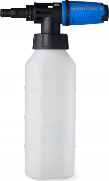 Shishe shkumëzimi Nilfisk 128501465, lidhje bajonetë, 1L, bardhë kaltëroshe