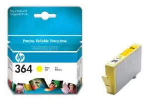 Katridha boje HP 364, origjinale, 3 ml, e verdhë