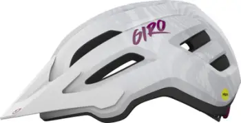 Helmë biçiklete Giro Fixture MIPS II Youth, 50-57 cm, për fëmijë, e bardhë mat me rozë