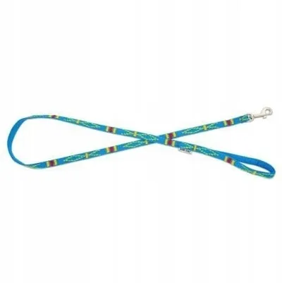 Zinxhir qeni Barry King Ethnic, polipropileni 20mm, 120cm, blu e çelët - 1