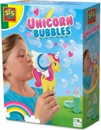 Set flluskash sapuni SES Creative 02278 Unicorn Bubbles, për fëmijë, shumëngjyrësh