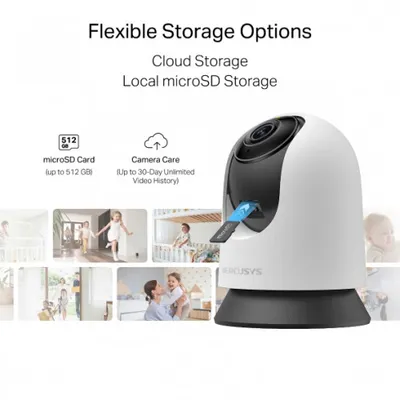 Kamerë sigurie Mercusys MC230, 3K, WiFi, e bardhë - 2