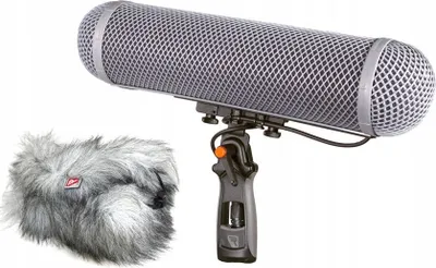 Set mbrojtës mikrofoni Rycote Windshield Kit 4, për mikrofonë XLR 3-pin, profesionist, gri - 1