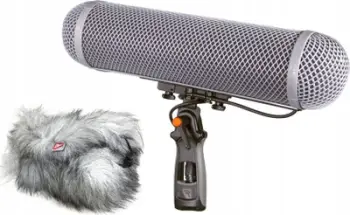 Set mbrojtës mikrofoni Rycote Windshield Kit 4, për mikrofonë XLR 3-pin, profesionist, gri
