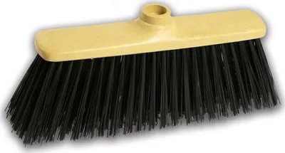 Fshesë oborri Arix Tonkita Area T010, 34cm, për ambiente të jashtme, krem me fije të zeza - 2