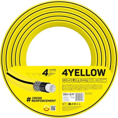 Zorrë kopshti Cellfast YELLOW, 20 m, 3/4", 4 shtresa - 1