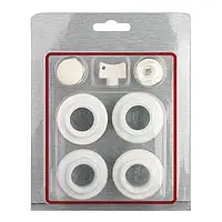 Set tapa për radiator alumini Ferro, 4 copë, i bardhë