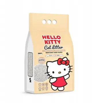 Rërë higjienike për mace Hello Kitty Natural Bentonite, toptha, pa aromë