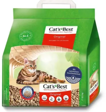 Rërë higjienike për mace Cat’s Best Original Natural, 5L, bimore