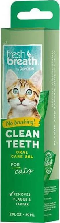 Tropiclean Fresh Breath Gel për Pastrimin e Dhëmbëve të Macave, 59 ml - 1