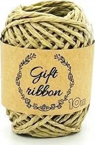 Litar letre dekorativ Paper String, 10m, 2mm, bezhë - 1