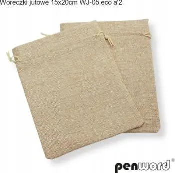 Çanta jute Eco, set 2 copë, 20x15cm, natyrale