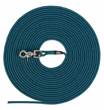 Litar qensh Trixie Drag Line, 20m, 0.6cm, petrol blu
