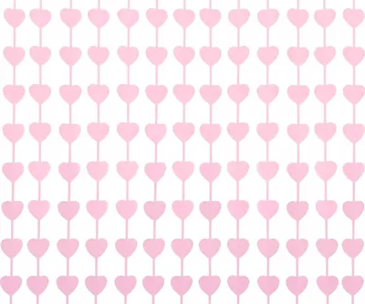 Perde dekorative Godan Macaron Hearts, 100x200 cm, rozë e çelët - 1