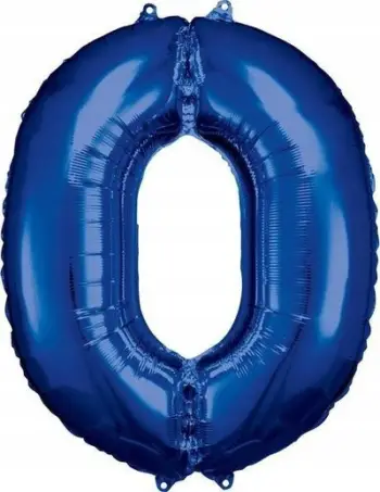 Balon metalik Riethmller 0, 66x88cm, blu
