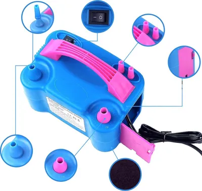 Pompë elektrike për balona ATL AG997A, 600W, 230V, blu - 5