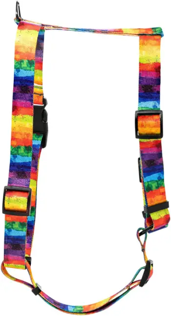 Ham për qen Barry King Rainbow, 20mm, 50-80cm, shumëngjyrësh