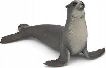 Figurinë lodër Papo Sea Lion, edukative, luan deti, gri