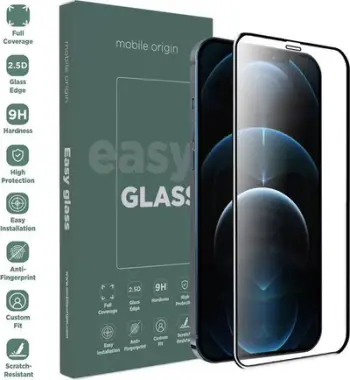 Xham mbrojtës Mobile Origin EasyGlass për Apple iPhone 12 Pro Max, i tejdukshëm