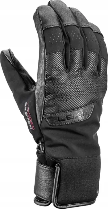 Doreza skish Leki Performance 3D, Gore-Tex Primaloft, madhësia 8.0, të zeza