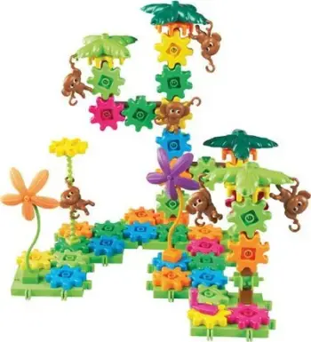 Set ndërtimi Learning Resources Gears Moving Monkeys LER9119, 103 pjesë, lojë edukative, shumëngjyrësh