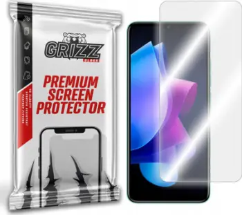 Xham mbrojtës GrizzGlass HybridGlass për Tecno Pop 7 Pro, hibrid, transparencë e lartë