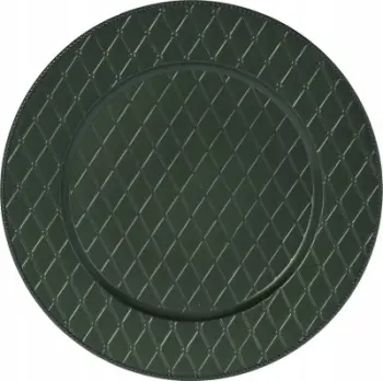 Tabaka dekorative PLATE HOLDER STAND, 33 cm, plastike, jeshile