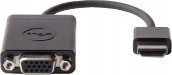 Adapter video DELL HDMI në VGA, origjinal, i zi